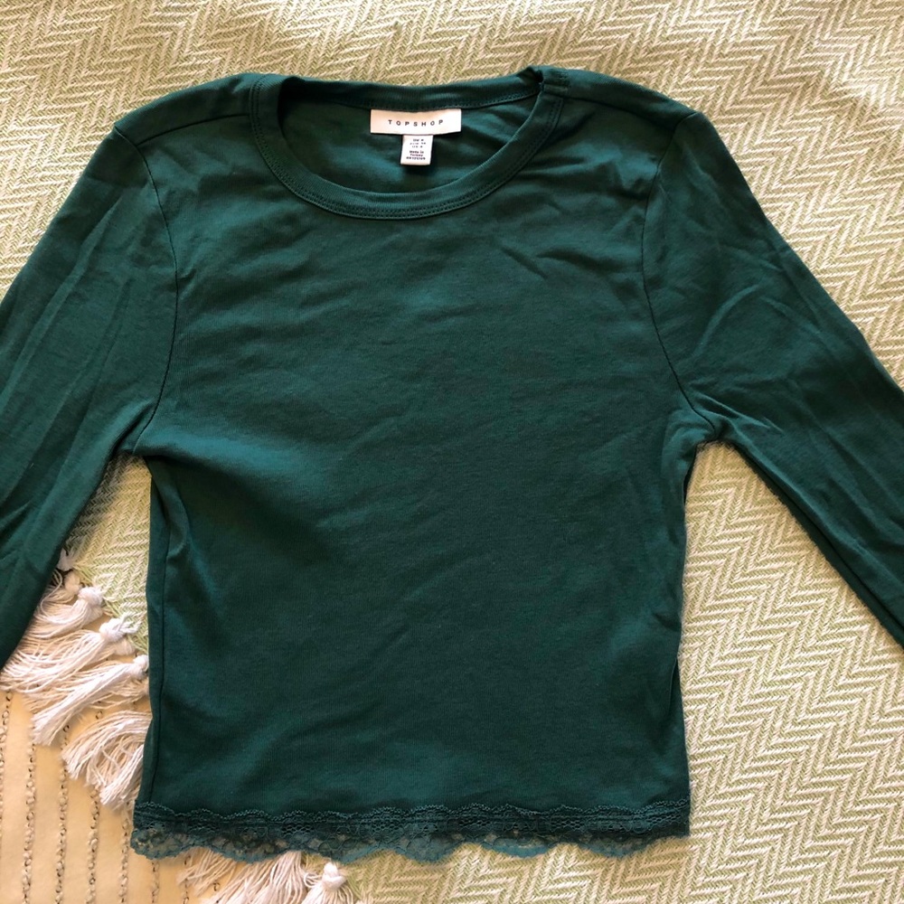 Topshop Long-Sleeve Top